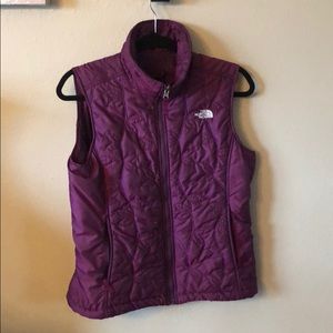 Purple North Face vest